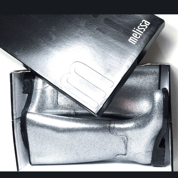 SALE NWT HTF Dolls Kill Melissa Glass Rain Boot - Picture 4 of 7